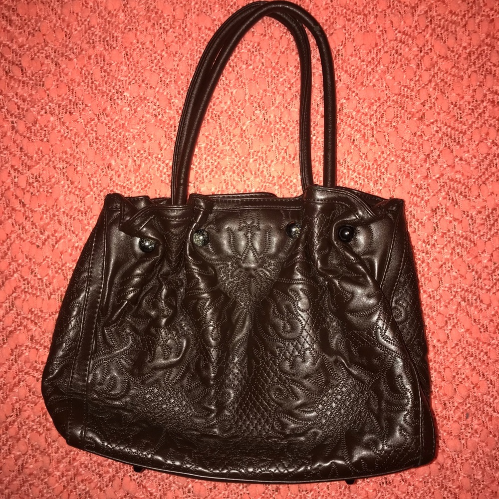 SR Squared by Sondra Roberts Embroidered Purse